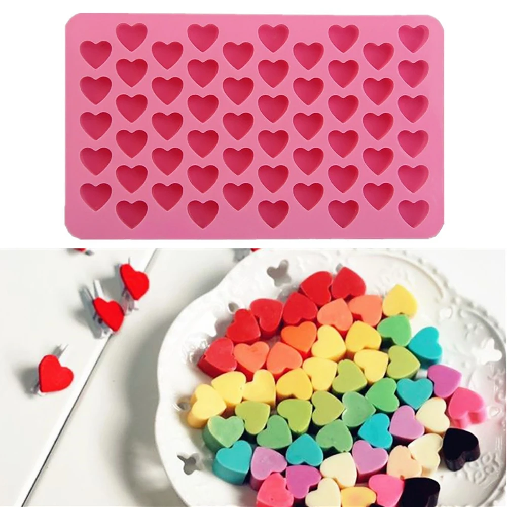 55 Grids Heart Cake Mold Silicone 3D Ice CubeTray Cake Decoration Tools DIY Chocolate Fondant Mould Cookies Cutter Bakeware
55 Grids Heart Cake Mold Silicone 3D Ice CubeTray Cake Decoration Tools DIY Chocolate Fondant Mould Cookies Cutter Bakeware