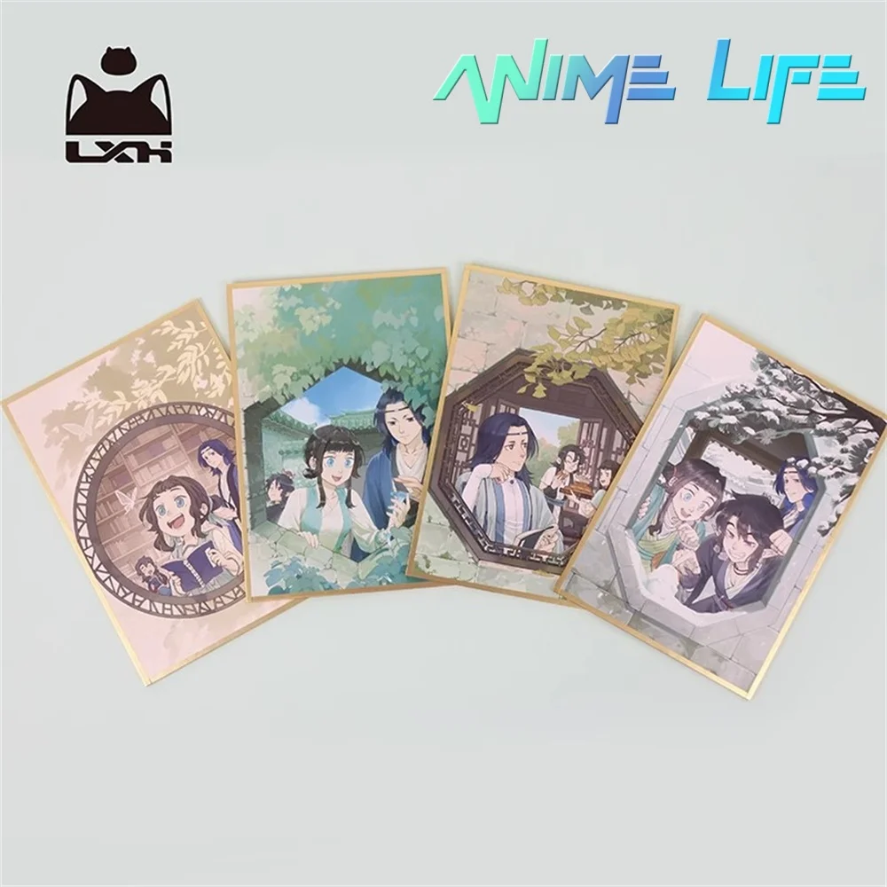 Аниме The Legend of Luo Xiao-Hei Xiaohei Shikishi Act бумажный орнамент официальный мультфильм