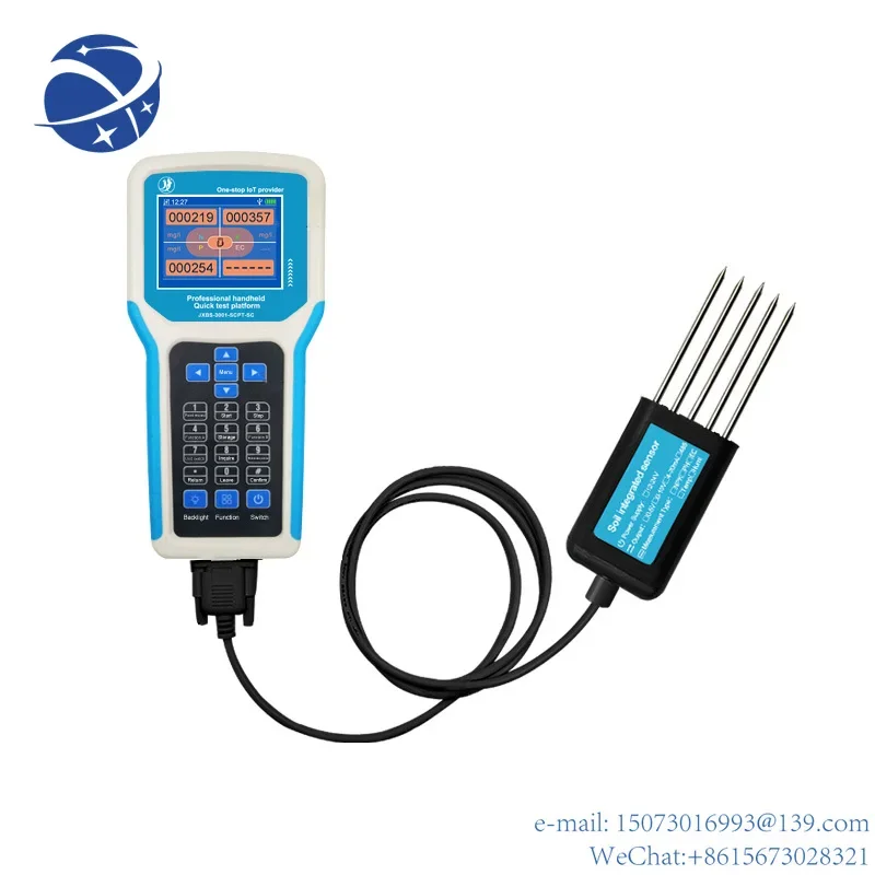 Yun Yi 7 in 1 Portable Soil Detector NPK EC Moisture Temperature Sensor Analyzer with Handheld Display Terminal
Yun Yi 7 in 1 Portable Soil Detector NPK EC Moisture Temperature Sensor Analyzer with Handheld Display Terminal