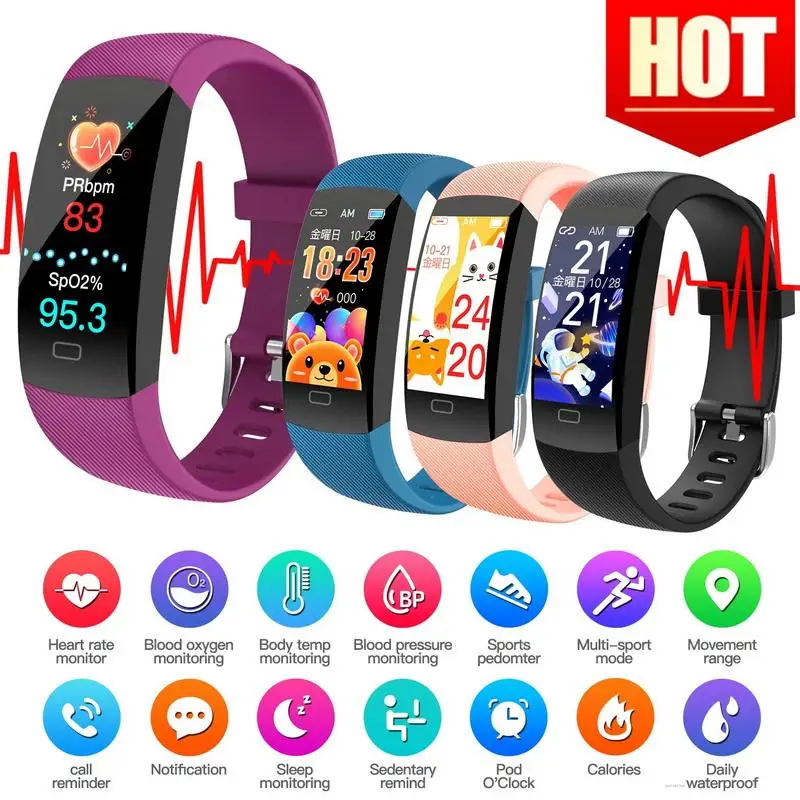 New Product F64T Smart Bracelet Watch Body Temperature Heart Rate Blood Pressure Blood Oxygen Sports Bracelet IP68 Waterproof
New Product F64T Smart Bracelet Watch Body Temperature Heart Rate Blood Pressure Blood Oxygen Sports Bracelet IP68 Waterproof