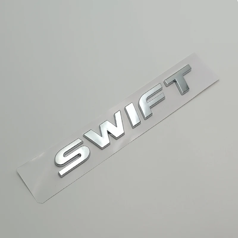 3D ABS Хромированный Черный Логотип Swift, Эмблема, Самоклеящаяся Наклейка, Значок На Багажник
3D ABS Хромированный Черный Логотип Swift, Эмблема, Самоклеящаяся Наклейка, Значок На Багажник