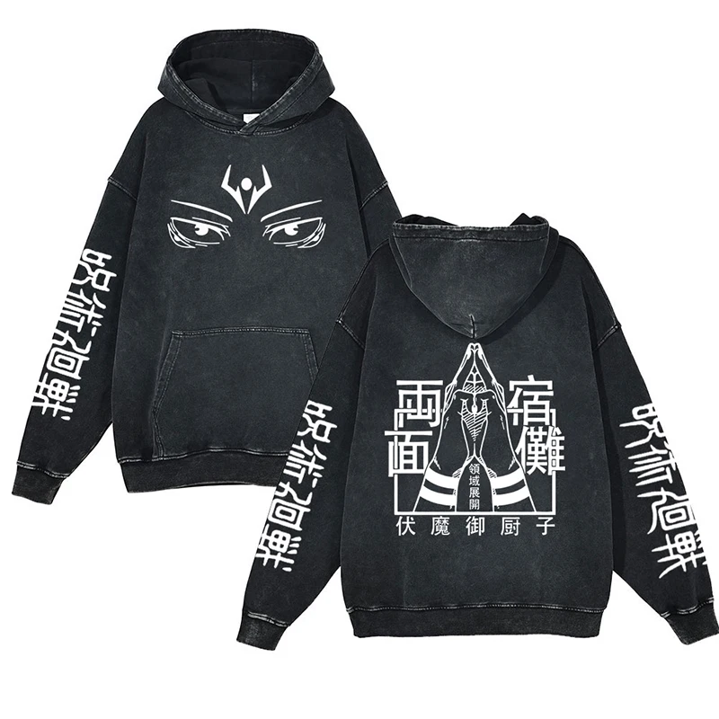 Anime Jujutsu Kaisen Hoodie Men Women Harajuku Ryomen Sukuna Pullovers 100% Cotton Vintage Sweatshirts Gothic Hip Hop Streetwear
Anime Jujutsu Kaisen Hoodie Men Women Harajuku Ryomen Sukuna Pullovers 100% Cotton Vintage Sweatshirts Gothic Hip Hop Streetwear