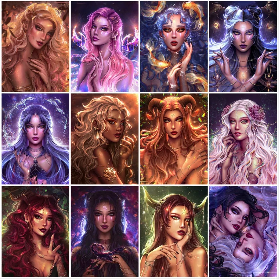 Full Square/Round AB Drill 5D DIY Diamond Painting constellation girl 3D Embroidery Cross Stitch 5D Home Decor Gift
Full Square/Round AB Drill 5D DIY Diamond Painting constellation girl 3D Embroidery Cross Stitch 5D Home Decor Gift