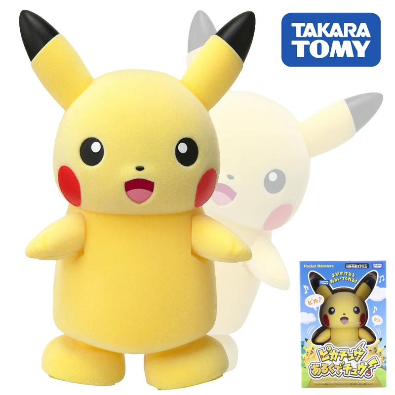 Takara Tomy Покемон Аниме фигурки Иви и Пикачу плюшевый робот реагирует голосом Кид или встряхивающая голова игрушки подарок для детей
Takara Tomy Покемон Аниме фигурки Иви и Пикачу плюшевый робот реагирует голосом Кид или встряхивающая голова игрушки подарок для детей