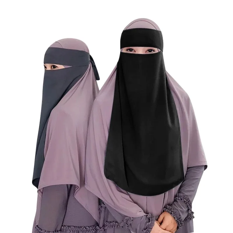 Ramadan Muslim Woman Veil High Quality Layer Meryl Fabric Face Cover Mask Metless Head For Jewish Women Turban For Veil Islamic
Ramadan Muslim Woman Veil High Quality Layer Meryl Fabric Face Cover Mask Metless Head For Jewish Women Turban For Veil Islamic