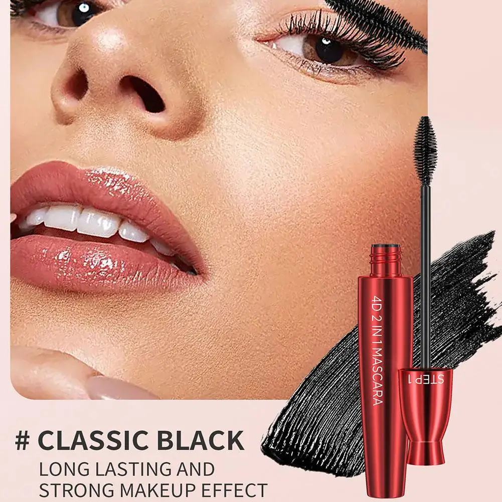 2 In 1 Waterproof 4D Silk Fiber Lash Mascara Lengthens Growth Curled Lift Lashes Black Eye B3A1
2 In 1 Waterproof 4D Silk Fiber Lash Mascara Lengthens Growth Curled Lift Lashes Black Eye B3A1