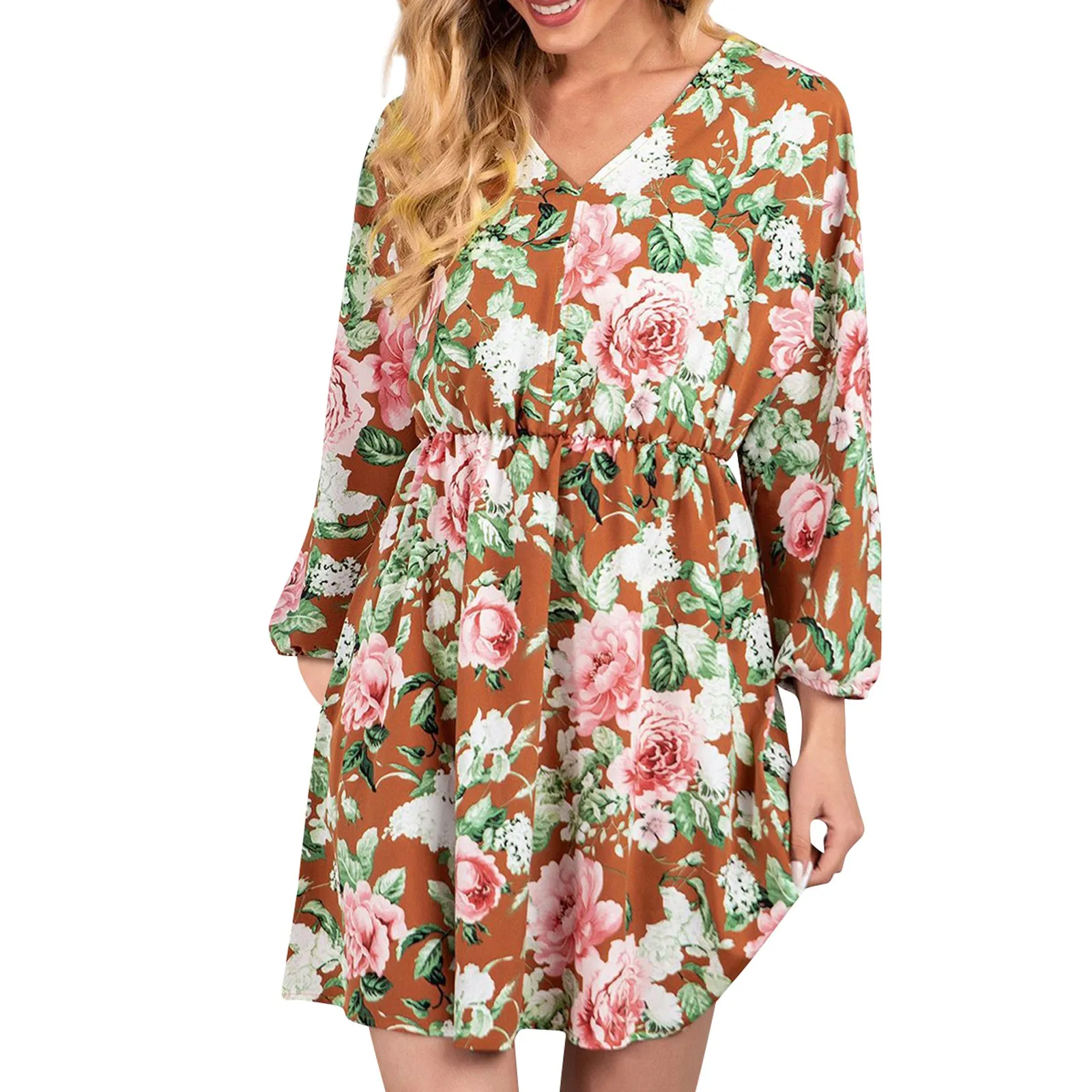 Легкое Длинное свободное платье с V-образным вырезом, повседневное весеннее женское платье с цветочным принтом и рукавами, женское платье ...
Легкое Длинное свободное платье с V-образным вырезом, повседневное весеннее женское платье с цветочным принтом и рукавами, женское платье ...