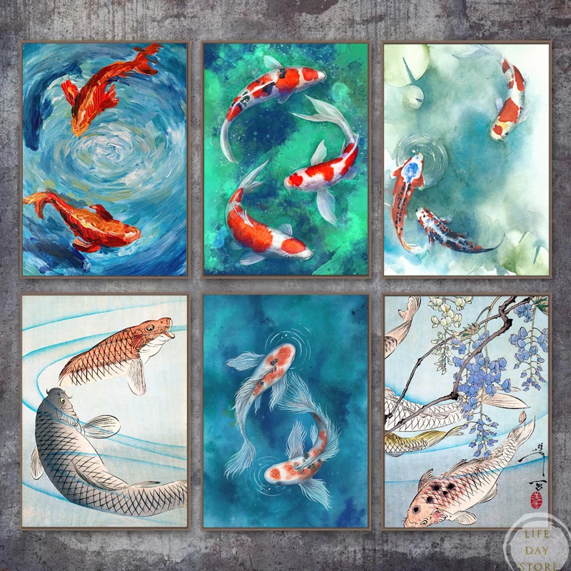 Китайский фэн-шуй дзен карп кои рыбные рыбы настенная живопись на холсте скандинавский постер и печать картин для гостиной домашний декор
Китайский фэн-шуй дзен карп кои рыбные рыбы настенная живопись на холсте скандинавский постер и печать картин для гостиной домашний декор