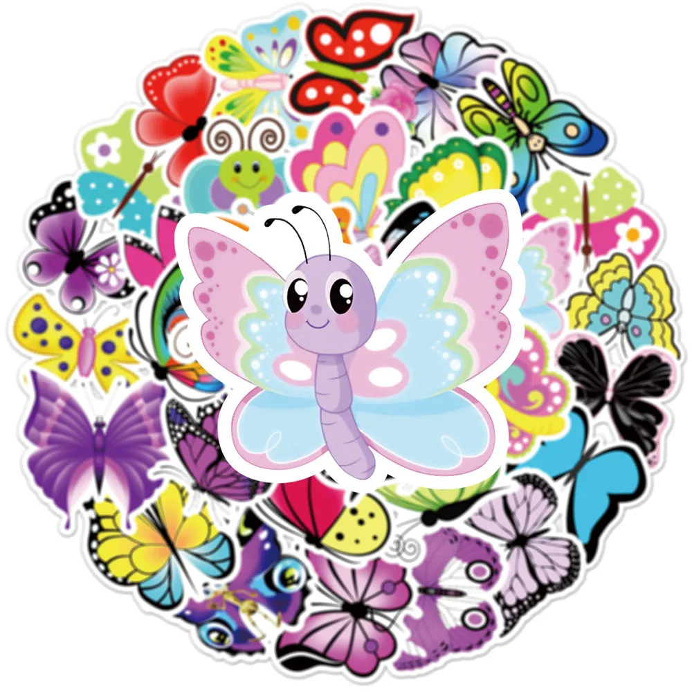 10/30/50pcs Pack Butterfly Stickers Graffiti Stickers Aesthetics Water Bottle Laptop Guitar Phone Waterproof Sticker Decal Toy
10/30/50pcs Pack Butterfly Stickers Graffiti Stickers Aesthetics Water Bottle Laptop Guitar Phone Waterproof Sticker Decal Toy