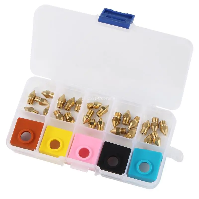 3D Printer Parts MK9 Extruder Nozzle Print Head 0.2/0.3/0.4/0.5/0.8mm Silicone Sock for Creality CR-10 Ender 3 Dropship
3D Printer Parts MK9 Extruder Nozzle Print Head 0.2/0.3/0.4/0.5/0.8mm Silicone Sock for Creality CR-10 Ender 3 Dropship