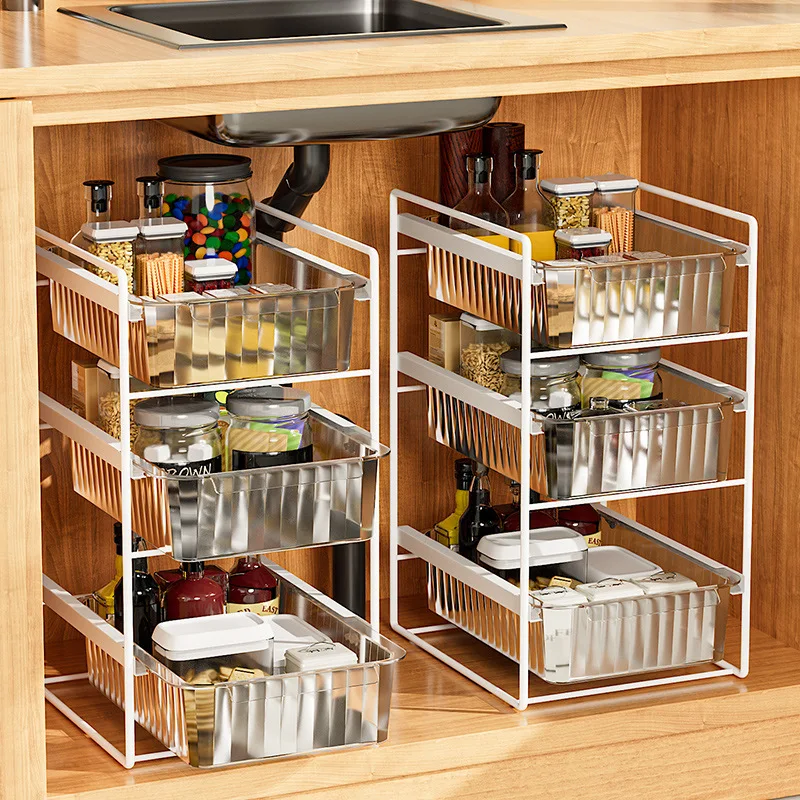 Kitchen Storage Rack Floor Storage Rack Household Layered Cabinet Rack Multi-Functional Pull-out Storage Rack
Kitchen Storage Rack Floor Storage Rack Household Layered Cabinet Rack Multi-Functional Pull-out Storage Rack