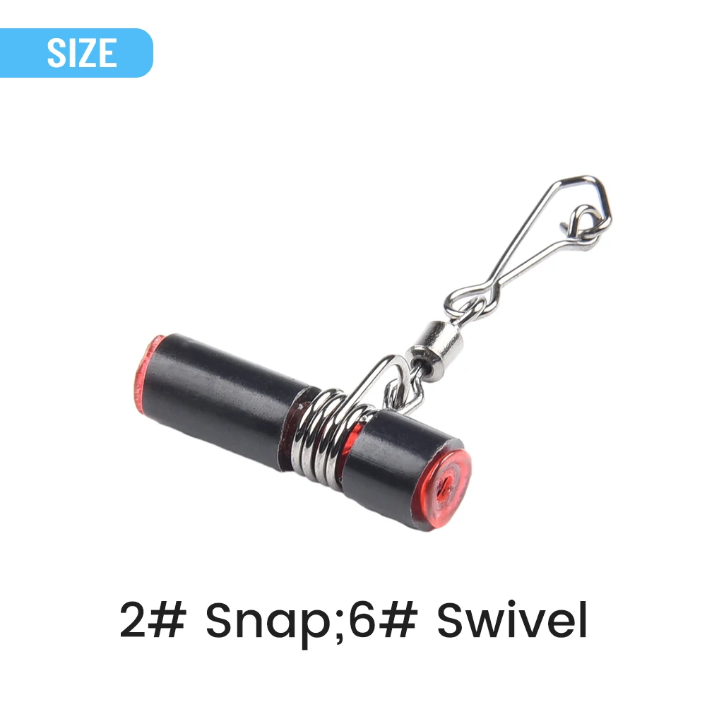 10pcs Saltwater Fishing Balance Line Sinker Slider Swivel Quick Pin Hook Bracket Plastic Head Round Eye Swivel 2# Snap 6# Swivel
10pcs Saltwater Fishing Balance Line Sinker Slider Swivel Quick Pin Hook Bracket Plastic Head Round Eye Swivel 2# Snap 6# Swivel