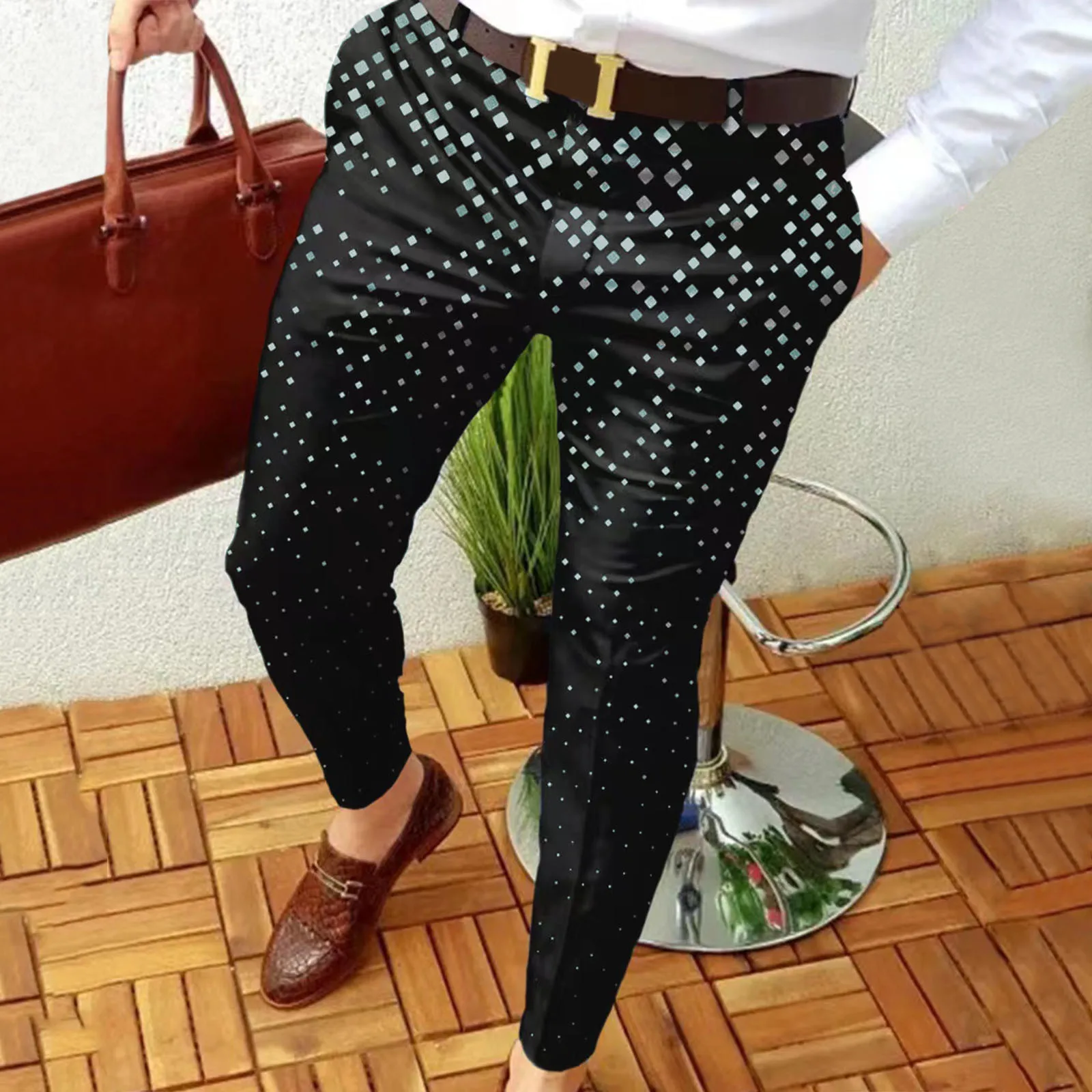 Men Slim Fit Print Zipper Button Trousers Suit Pants Male Casual Fashion Long Pants Star Boy
Men Slim Fit Print Zipper Button Trousers Suit Pants Male Casual Fashion Long Pants Star Boy