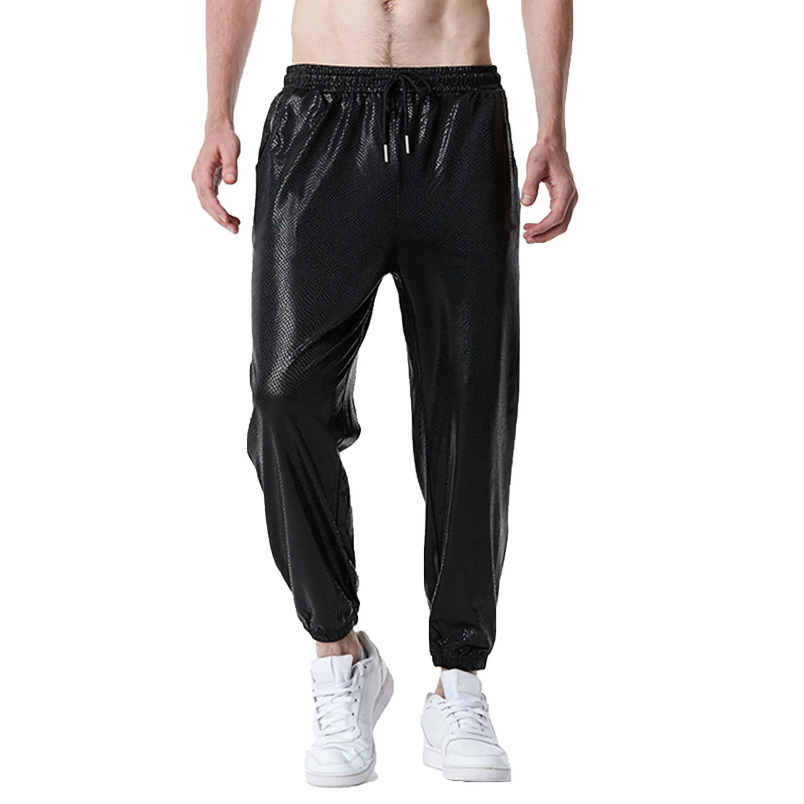 Mens Casual Shiny Metallic Snakeskin Print Pants Trousers Elastic Waistband Drawstring Sweatpants Fashion Man Workout Sportswear
Mens Casual Shiny Metallic Snakeskin Print Pants Trousers Elastic Waistband Drawstring Sweatpants Fashion Man Workout Sportswear