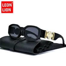 LeonLion Vintage Oval Sunglasses Women Brand Designer Glasses Women/Men Cateye Retro Eyewear Women Vintage Lentes De Sol Mujer