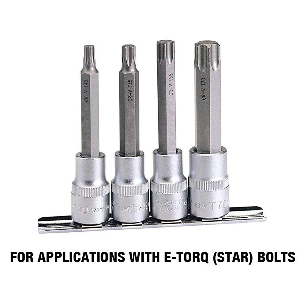 11 Pcs Torx Socket Spanner Set 1/4'' 3/8'' Torx Key Nuts Socket W/Rail E4-E20 For Workshop Repairing Wrench Adapter Manual Tools
11 Pcs Torx Socket Spanner Set 1/4'' 3/8'' Torx Key Nuts Socket W/Rail E4-E20 For Workshop Repairing Wrench Adapter Manual Tools