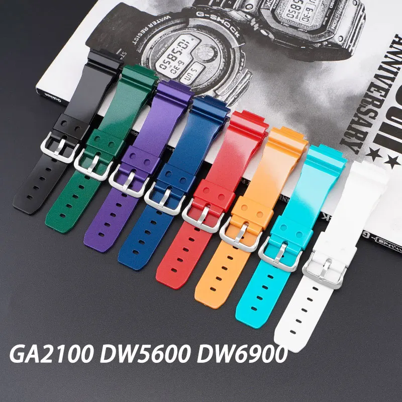 Ремешок 16 мм для Casio GA2100 DW5600 DW6900 Series, водонепроницаемый спортивный браслет для часов, искусственная кожа, ТПУ
Ремешок 16 мм для Casio GA2100 DW5600 DW6900 Series, водонепроницаемый спортивный браслет для часов, искусственная кожа, ТПУ