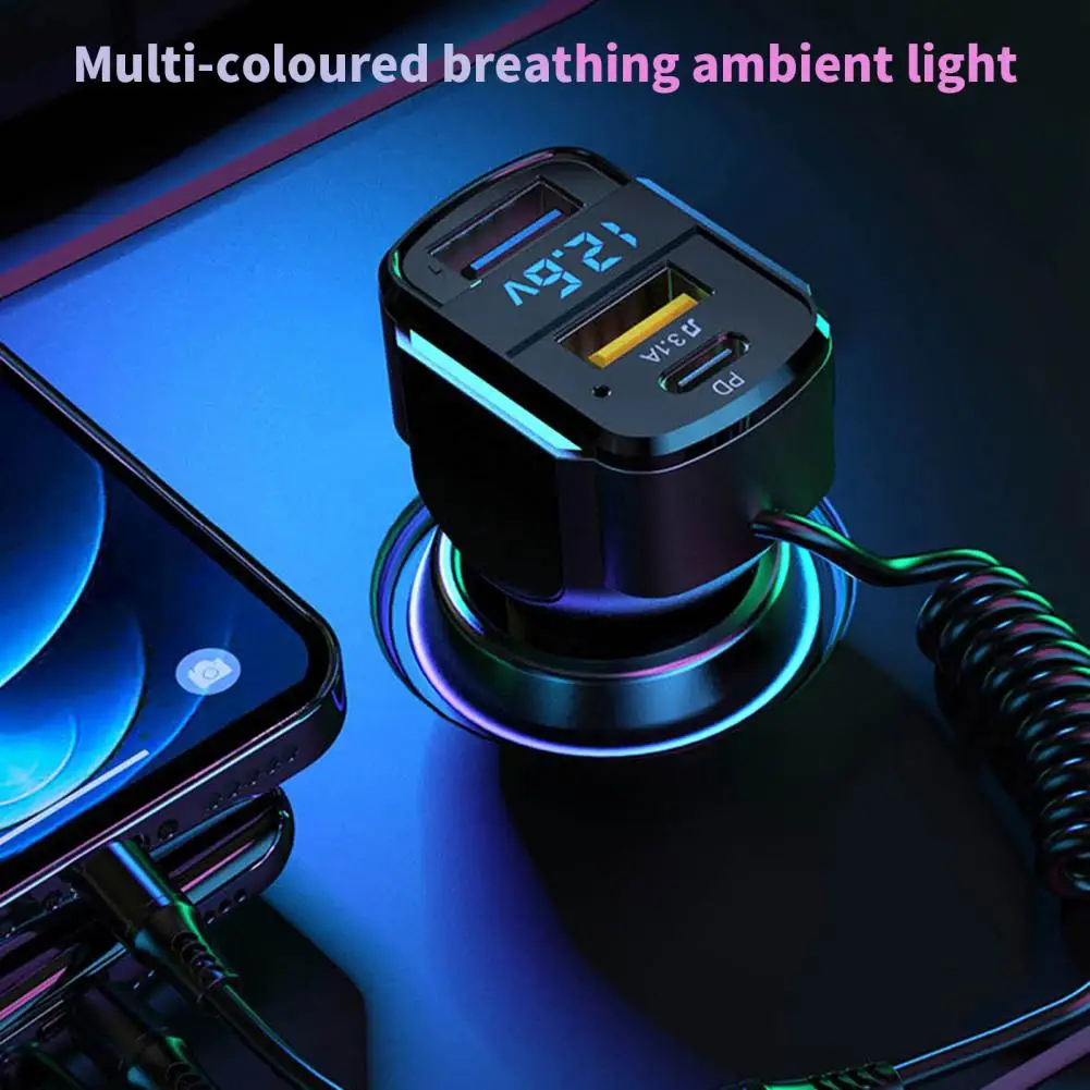 Car Charger Premium Multiple Protection High Efficiency Multiport Car Cigarette Charger Socket for Car
Car Charger Premium Multiple Protection High Efficiency Multiport Car Cigarette Charger Socket for Car