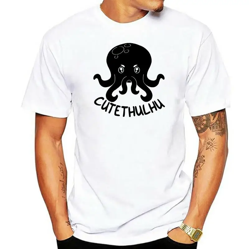 Camiseta con estampado Digital para hombre, camisa Unisex de color gris, negro, Cutethulhu, Lovecraft, Cthulhu 
Camiseta con estampado Digital para hombre, camisa Unisex de color gris, negro, Cutethulhu, Lovecraft, Cthulhu