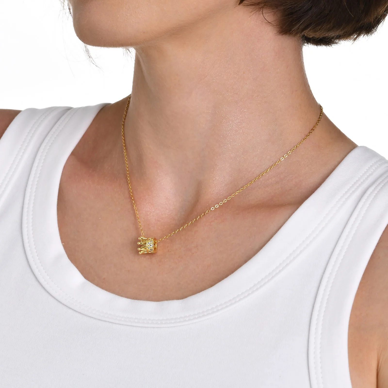Queen's Crown Pendant Charm Necklace for Women Girls, Fashion Luxury Cubic Zirconia Pendant Chain Necklaces Jewelry Gift To Her
Queen's Crown Pendant Charm Necklace for Women Girls, Fashion Luxury Cubic Zirconia Pendant Chain Necklaces Jewelry Gift To Her