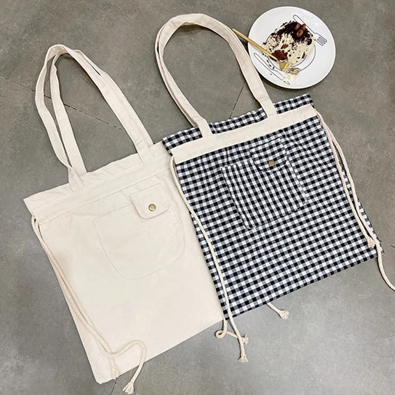 Холщовая Сумка для женщин, модная школьная Повседневная сумочка на шнурке, хлопковый тоут Для женщин-подростков
Холщовая Сумка для женщин, модная школьная Повседневная сумочка на шнурке, хлопковый тоут Для женщин-подростков