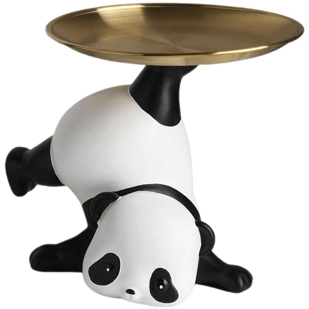 Panda Storage Decoration Vanity Accessories Jewelry Dish Tray Resin Sculpture Porch Ornament
Panda Storage Decoration Vanity Accessories Jewelry Dish Tray Resin Sculpture Porch Ornament