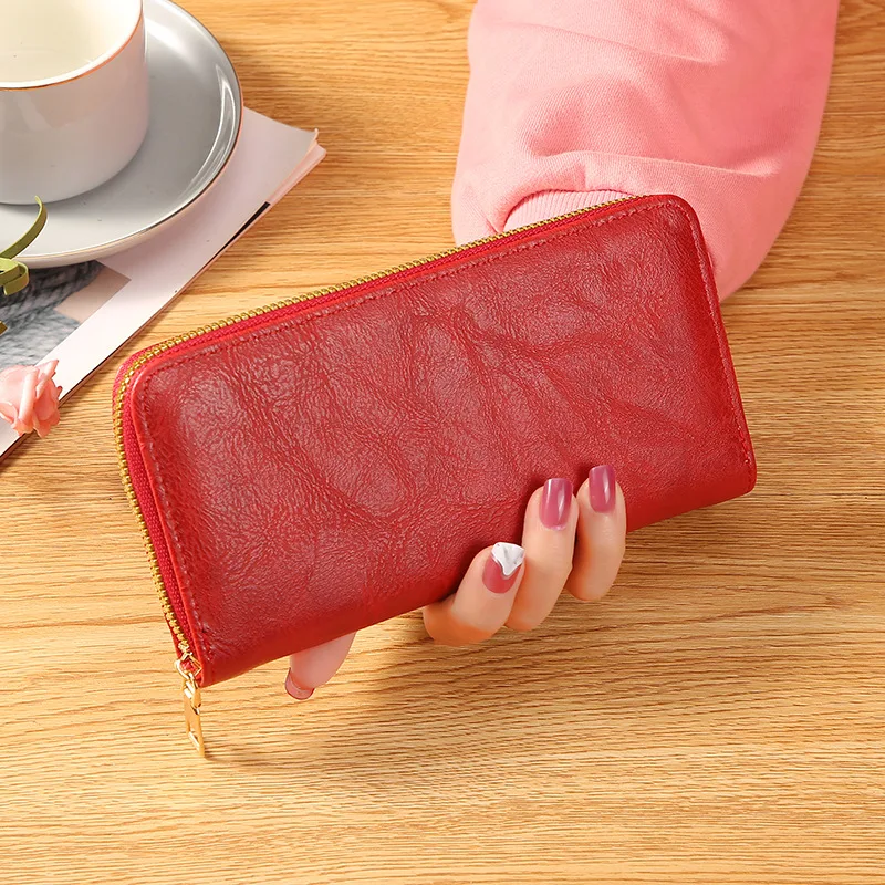 Luxury Women Clutch Wallets PU Leather Long Zipper Wallet Multifunction Coin Purse Cards Holder Fashion Women Phone Money Purse
Luxury Women Clutch Wallets PU Leather Long Zipper Wallet Multifunction Coin Purse Cards Holder Fashion Women Phone Money Purse