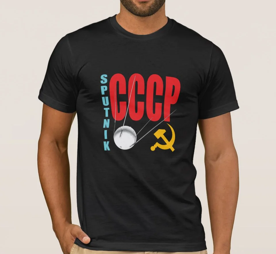 Soviet Space Program Sputnik CCCP T-Shirt 100% Cotton O-Neck Summer Short Sleeve Casual Mens T-shirt Size S-3XL
Soviet Space Program Sputnik CCCP T-Shirt 100% Cotton O-Neck Summer Short Sleeve Casual Mens T-shirt Size S-3XL