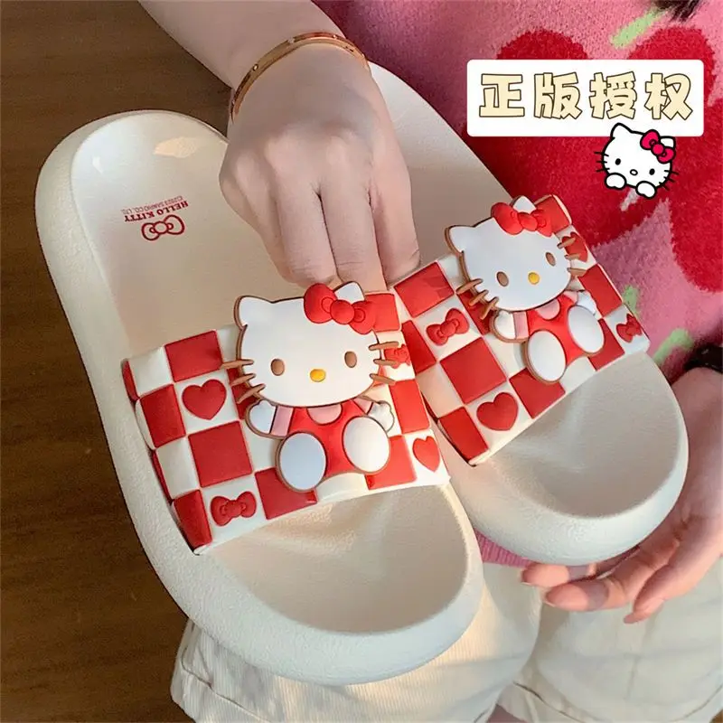 Сандалии Sanrios женские с рисунком Hello Kitty, милые босоножки с рисунком аниме Kuromi Cinnamoroll, Нескользящие домашние тапочки, подарок на день рождения
Сандалии Sanrios женские с рисунком Hello Kitty, милые босоножки с рисунком аниме Kuromi Cinnamoroll, Нескользящие домашние тапочки, подарок на день рождения