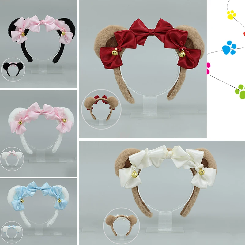 Lolita Headbands Furry Animal Bear Ears Headwear Hair Hoop Cosplay Headpiece For Halloween Party Supplies
Lolita Headbands Furry Animal Bear Ears Headwear Hair Hoop Cosplay Headpiece For Halloween Party Supplies