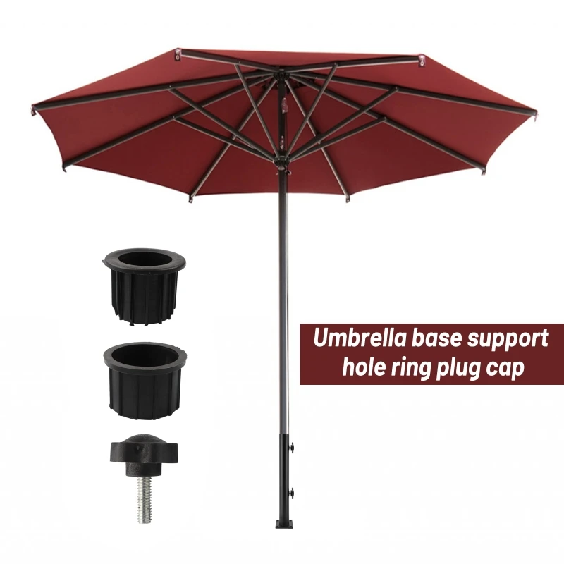 Pack of 6pcs Patio Umbrella Base Support Hole Ring Plug Cover Outdoor Parasol Base Accessories for Balcony Backyard
Pack of 6pcs Patio Umbrella Base Support Hole Ring Plug Cover Outdoor Parasol Base Accessories for Balcony Backyard