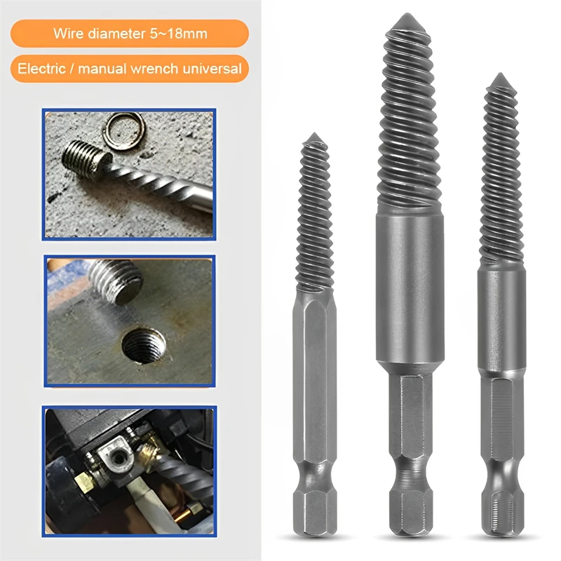 Screws Hex 5pcs Screws Bolt Broken Broken Drill Easy Extractor Bit Damaged Screw Extractor Tools Removal Out Set Woodworking
Screws Hex 5pcs Screws Bolt Broken Broken Drill Easy Extractor Bit Damaged Screw Extractor Tools Removal Out Set Woodworking