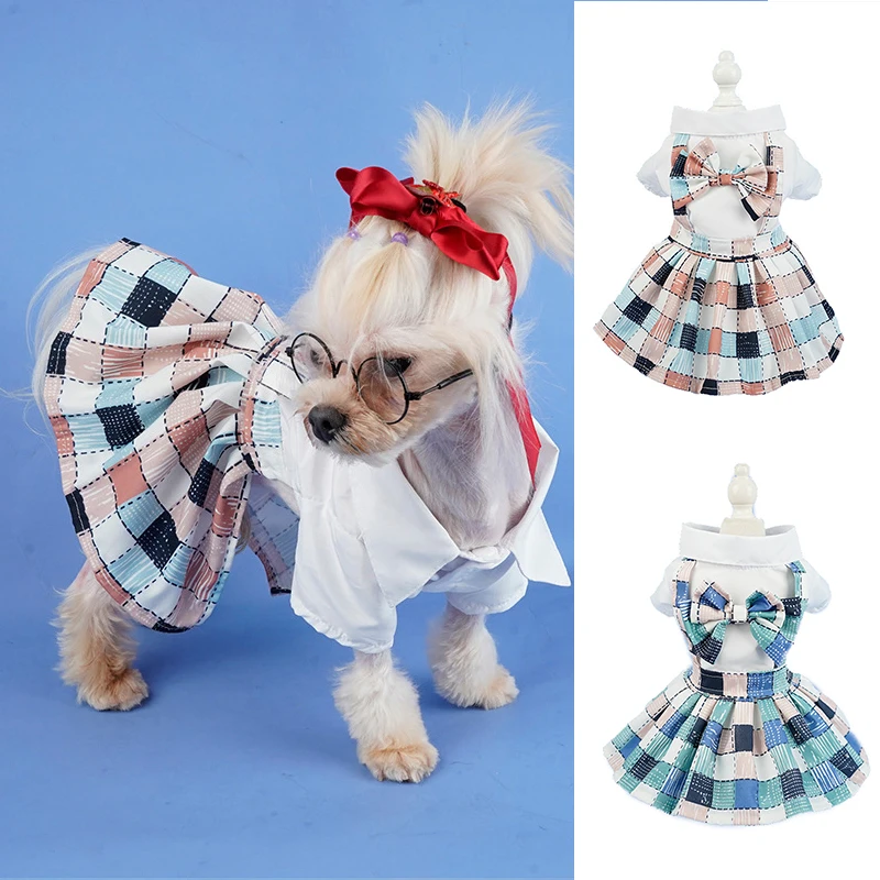 Summer Princess Dog Cat Dress Sweet Puppy Skirt Pet Apparel Buttons Design Dog Clothes Multicolor Short Sleeves Dog Dresses
Summer Princess Dog Cat Dress Sweet Puppy Skirt Pet Apparel Buttons Design Dog Clothes Multicolor Short Sleeves Dog Dresses
