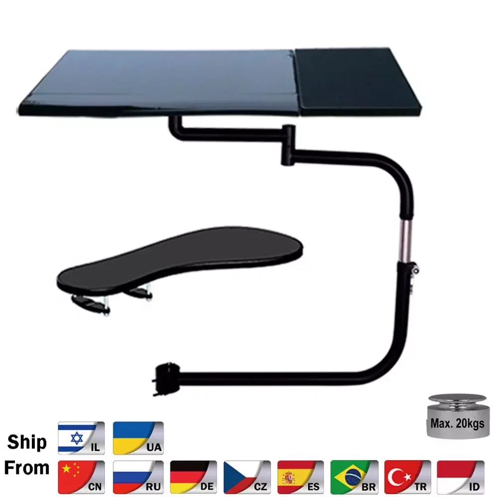 BL-OK010S Full Motion Chair Clamp Keyboard Holder Laptop Desk+ Square Mouse Pad +Chair Arm Clamp Elbow Wrist Support Mouse Pad
BL-OK010S Full Motion Chair Clamp Keyboard Holder Laptop Desk+ Square Mouse Pad +Chair Arm Clamp Elbow Wrist Support Mouse Pad