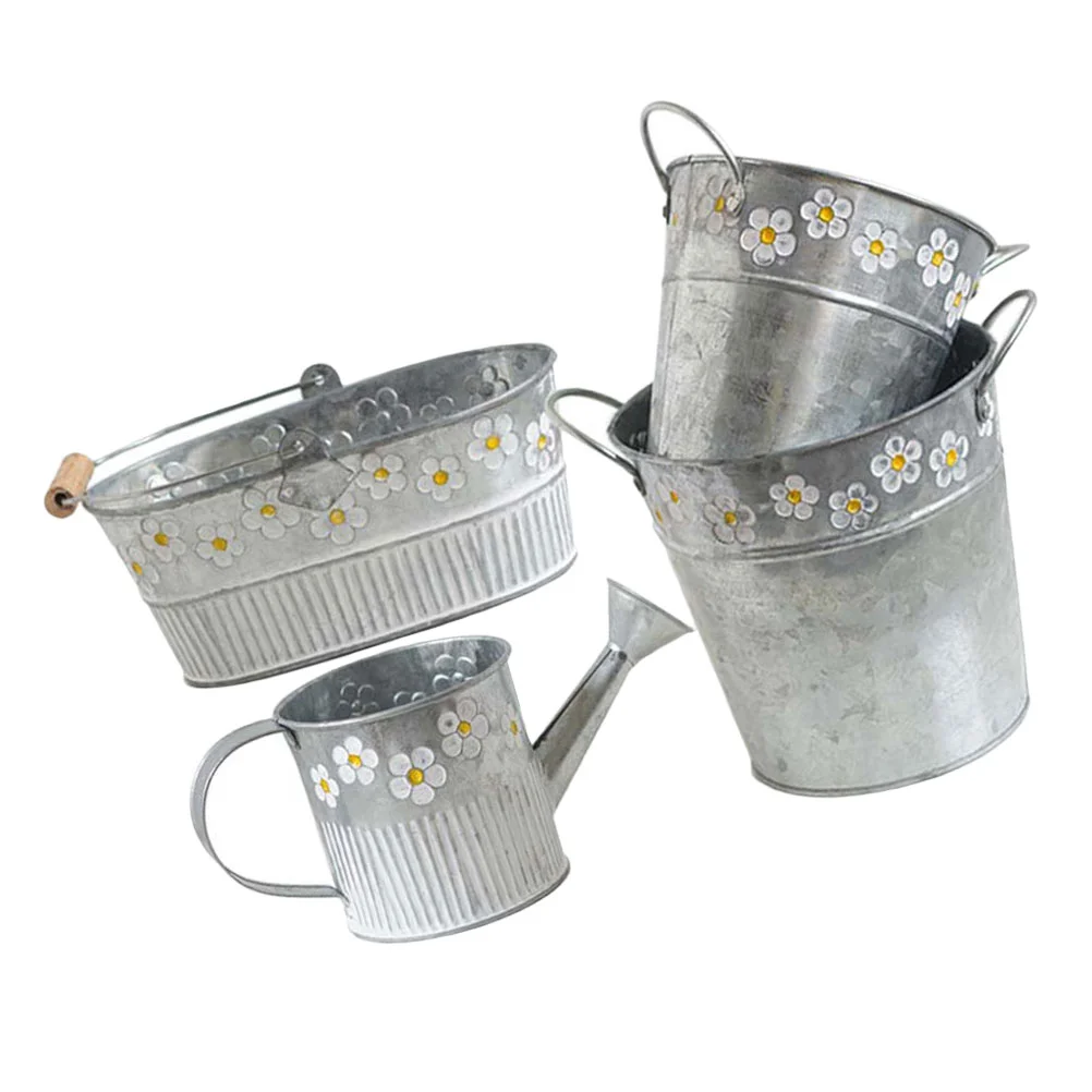 4 PCS Vase Botanical Decor Metal Flower Pot Embossed Flower Pot Planter Iron Retro Flower Bucket French Buckets
4 PCS Vase Botanical Decor Metal Flower Pot Embossed Flower Pot Planter Iron Retro Flower Bucket French Buckets