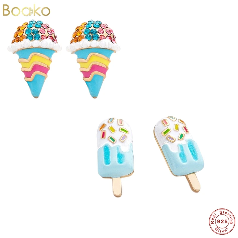 BOAKO 925 пробы серебряные новые модные тапочки волнистые серьги-гвоздики забавные на заказ милые Солнцезащитные гвоздики для мороженого ювел...
BOAKO 925 пробы серебряные новые модные тапочки волнистые серьги-гвоздики забавные на заказ милые Солнцезащитные гвоздики для мороженого ювел...