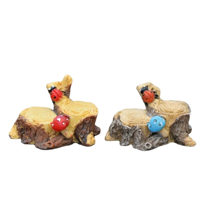 DIY Miniature Garden Decoration Figurines Ladybug Mushroom Stump Decorative Modern Resin Sculptures Home Decoration Accessories
DIY Miniature Garden Decoration Figurines Ladybug Mushroom Stump Decorative Modern Resin Sculptures Home Decoration Accessories