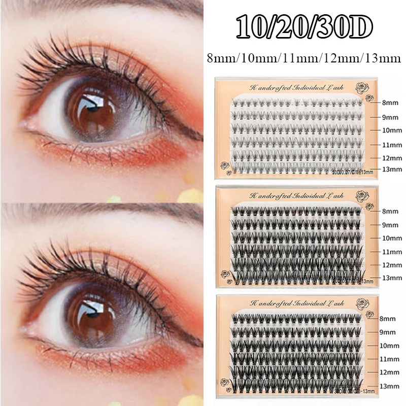 Thick Long 120 Cluster False Eyelashes Lash Grafting Extension Natural Faux Mink Individual Eyelashes Eye Makeup Women Beauty
Thick Long 120 Cluster False Eyelashes Lash Grafting Extension Natural Faux Mink Individual Eyelashes Eye Makeup Women Beauty