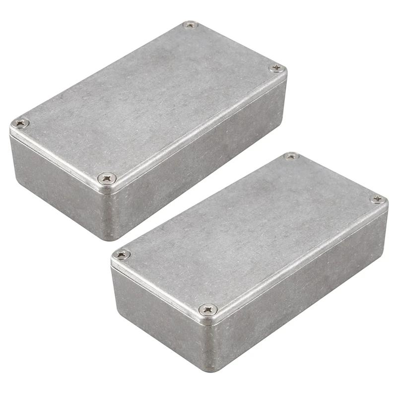 2 Pc Guitar Effects Pedal Aluminum Stomp Box Enclosure For DIY Guitar Pedal Kit 1590B
2 Pc Guitar Effects Pedal Aluminum Stomp Box Enclosure For DIY Guitar Pedal Kit 1590B