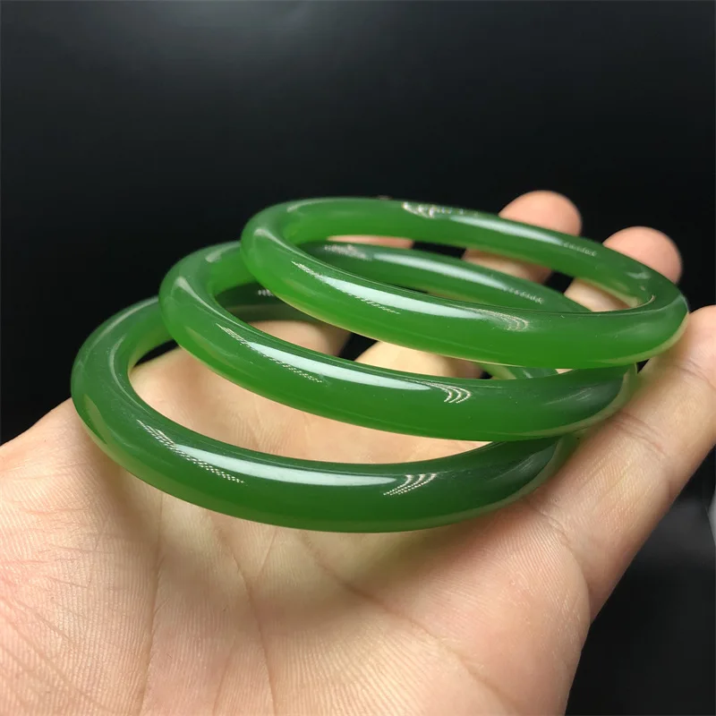 Natural Deep Lake Water Green Hand Carved Round Bar Jade Bracelet Fashion Boutique Jewelry Bracelet Gift for Men and Women
Natural Deep Lake Water Green Hand Carved Round Bar Jade Bracelet Fashion Boutique Jewelry Bracelet Gift for Men and Women