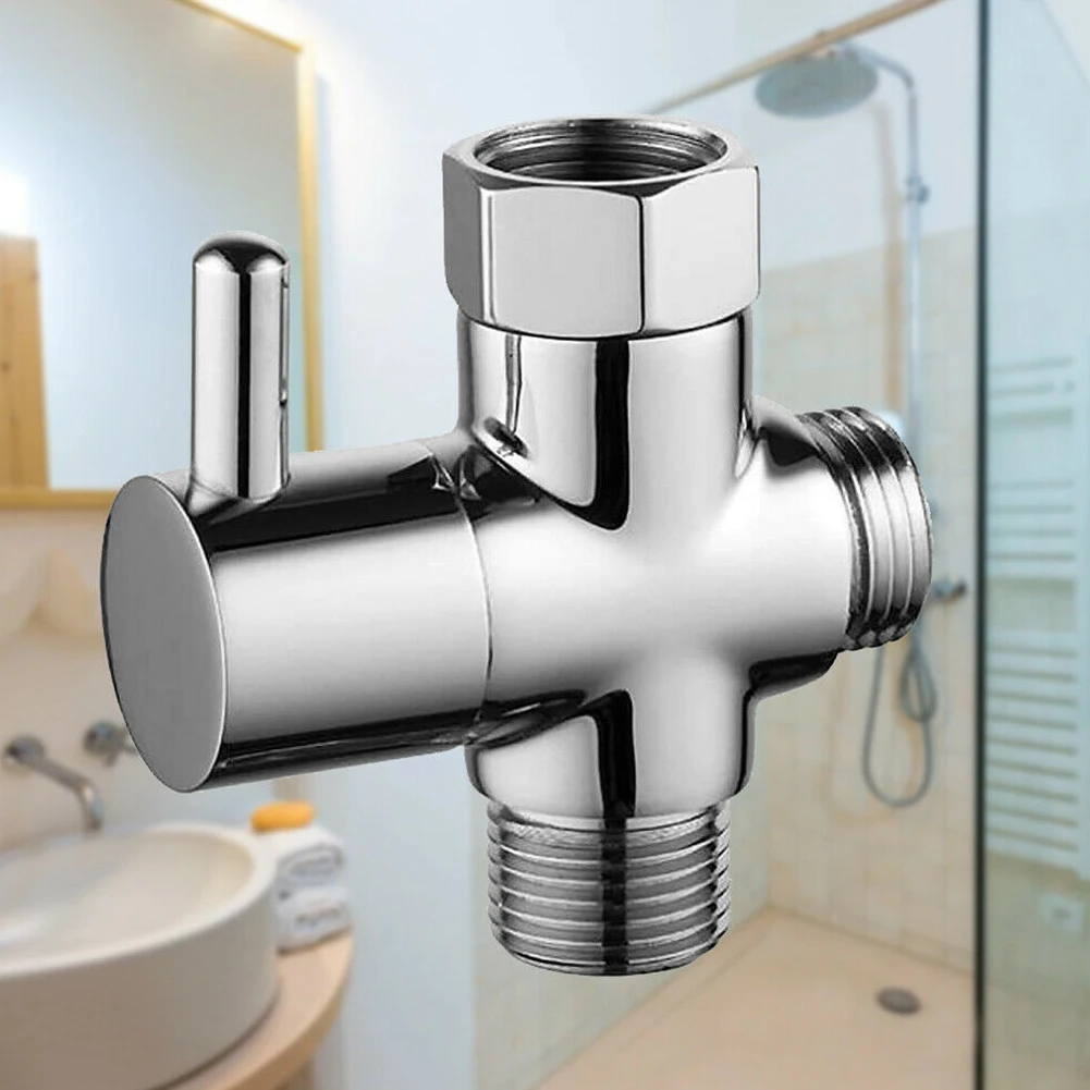 Brass Diverter Valve 3 Way Water Separator Shower Tee Adapter Adjustable Shower Head Diverter Valve G1/2in Connector Converter
Brass Diverter Valve 3 Way Water Separator Shower Tee Adapter Adjustable Shower Head Diverter Valve G1/2in Connector Converter