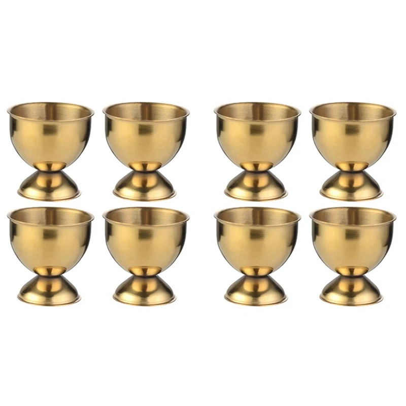 8X Egg Cups Set Stainless Steel Eggs Hard Boiled Eggs And Soft Tray Tool Holders Kitchen, Gold
8X Egg Cups Set Stainless Steel Eggs Hard Boiled Eggs And Soft Tray Tool Holders Kitchen, Gold