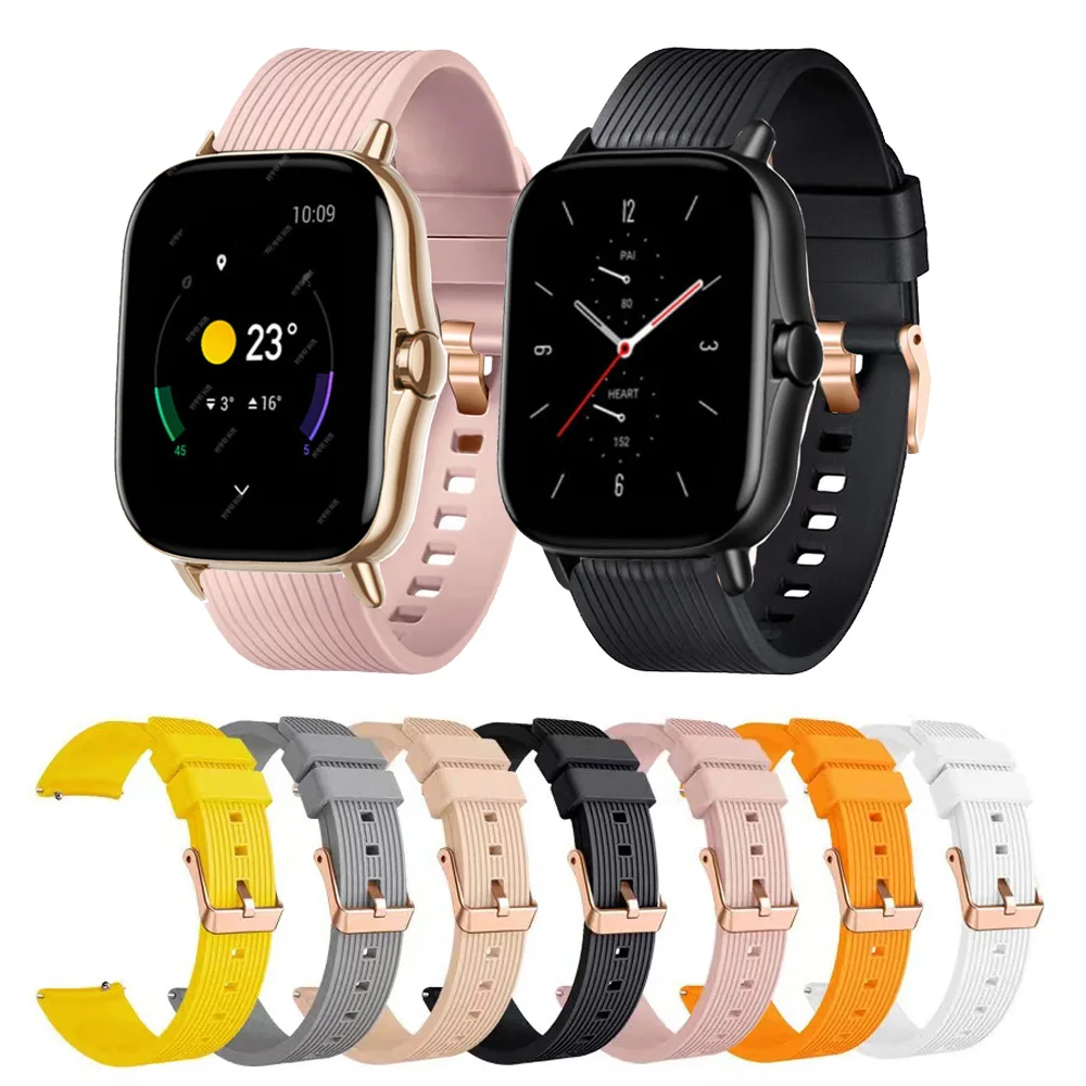 Ремешок спортивный для Huami Amazfit GTS 2 2E 2 Mini, силиконовый браслет для часов Amazfit Bip U Pro/Neo/GTR 42 мм/Realme, 20 мм
Ремешок спортивный для Huami Amazfit GTS 2 2E 2 Mini, силиконовый браслет для часов Amazfit Bip U Pro/Neo/GTR 42 мм/Realme, 20 мм