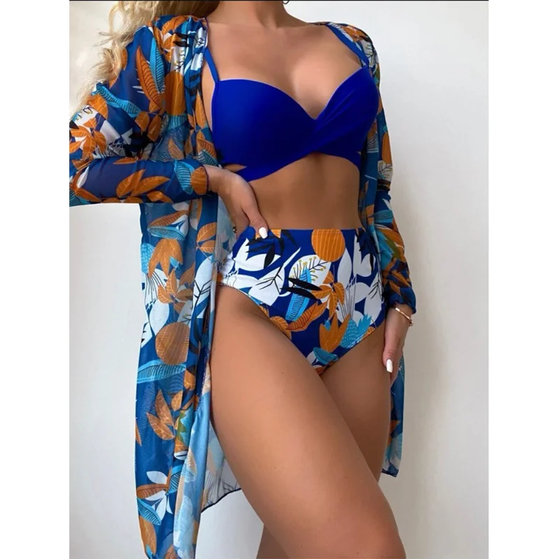 3 Pieces Sexy Print Bikini 2023 Women High Waist Swimsuit Cover Up Swimwear Female Lady Bathing Suit Swimming Summer Beachwear
3 Pieces Sexy Print Bikini 2023 Women High Waist Swimsuit Cover Up Swimwear Female Lady Bathing Suit Swimming Summer Beachwear