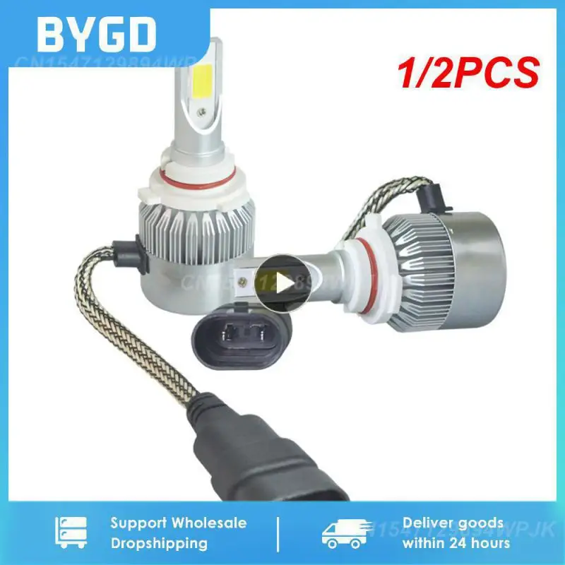 1/2PCS car lights H4 H7 9005 H3 C6 Car Headlight Cob Led bulbs 880 H11 HB3 9005 9006 H13 6000K 55W 12V 24V 8000LM Auto Head lamp
1/2PCS car lights H4 H7 9005 H3 C6 Car Headlight Cob Led bulbs 880 H11 HB3 9005 9006 H13 6000K 55W 12V 24V 8000LM Auto Head lamp