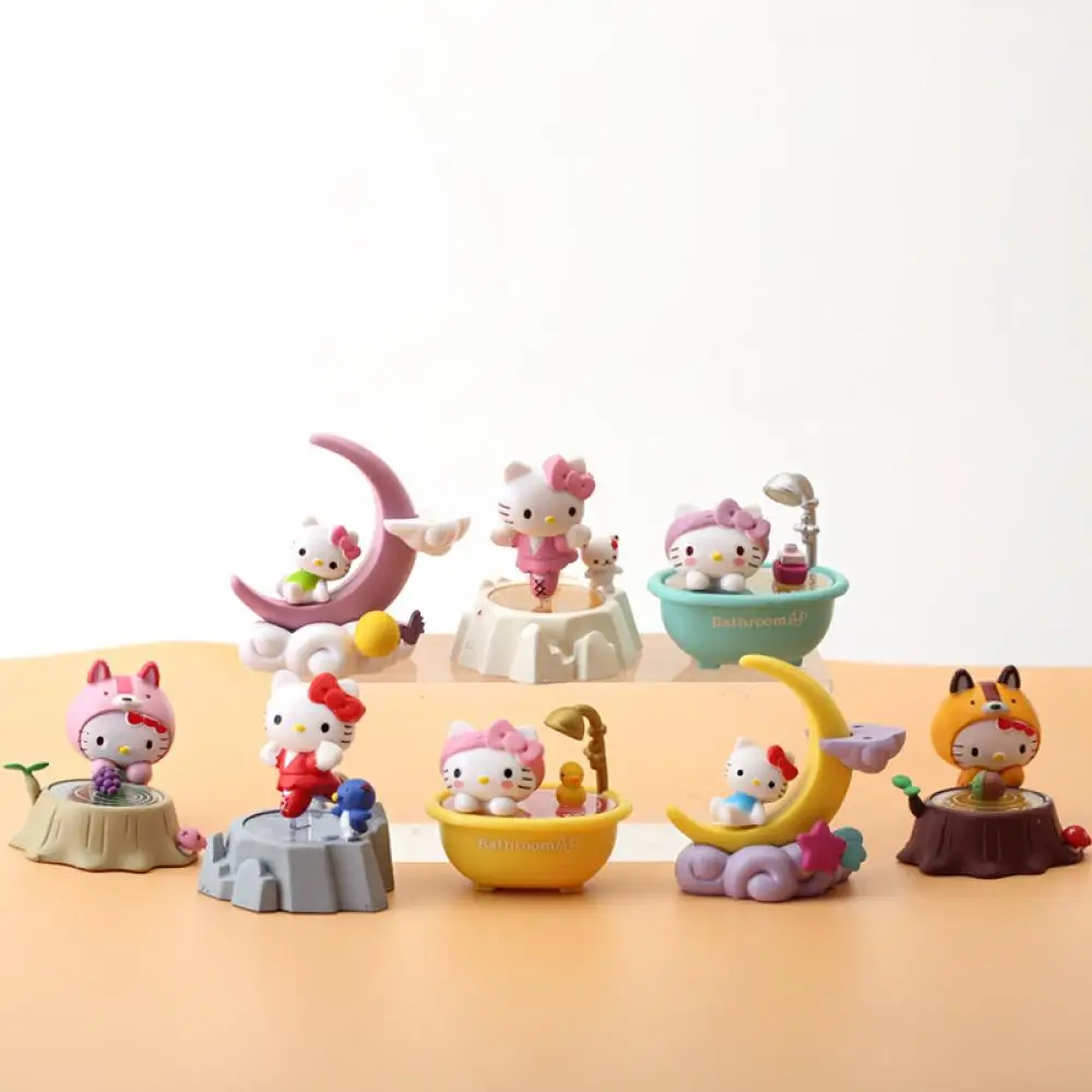 Hello Kitty Cartoon Model Bathroom Series Sanrio Kwaii Doll Anime Figure Decoration Figurines Collection Toys Gifts for Children
Hello Kitty Cartoon Model Bathroom Series Sanrio Kwaii Doll Anime Figure Decoration Figurines Collection Toys Gifts for Children