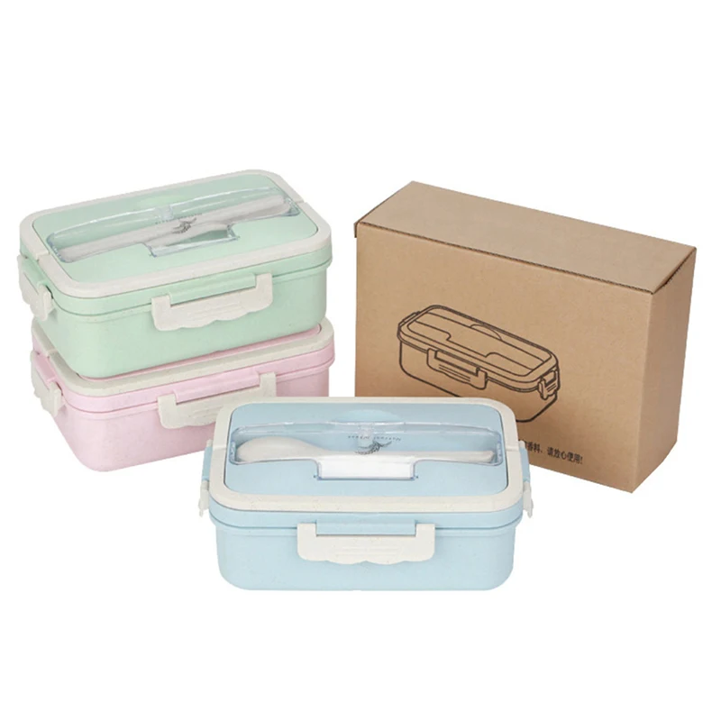 Microwave Lunch Box Wheat Straw Food Storage Container Kids Portable Bento Box Compartment Insulation Plastic Lunch Box
Microwave Lunch Box Wheat Straw Food Storage Container Kids Portable Bento Box Compartment Insulation Plastic Lunch Box