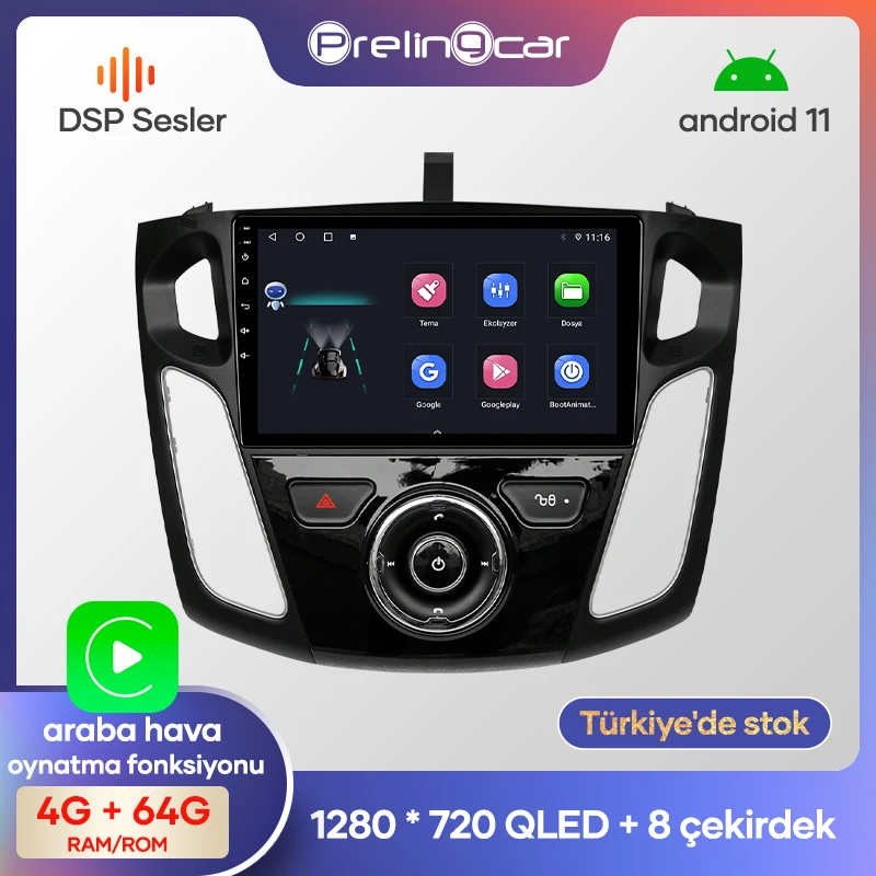 Android 11.0 Player For Ford Focus-2011-2019 years NO DVD Car Radio Multimedia Video carplay Navigation GPS
Android 11.0 Player For Ford Focus-2011-2019 years NO DVD Car Radio Multimedia Video carplay Navigation GPS
