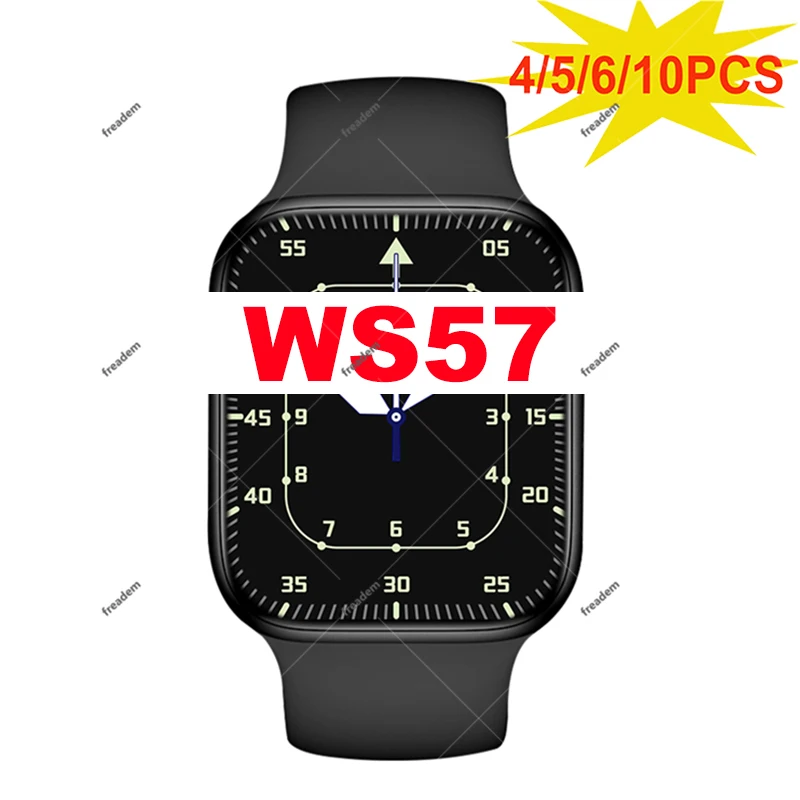 Смарт-часы IWO WS57 для мужчин и женщин, 4/5/6/10 шт., 2,0 дюйма, Bluetooth, пульсометр, Магнитная Зарядка, смарт-часы для IOS VS X8 Max
Смарт-часы IWO WS57 для мужчин и женщин, 4/5/6/10 шт., 2,0 дюйма, Bluetooth, пульсометр, Магнитная Зарядка, смарт-часы для IOS VS X8 Max