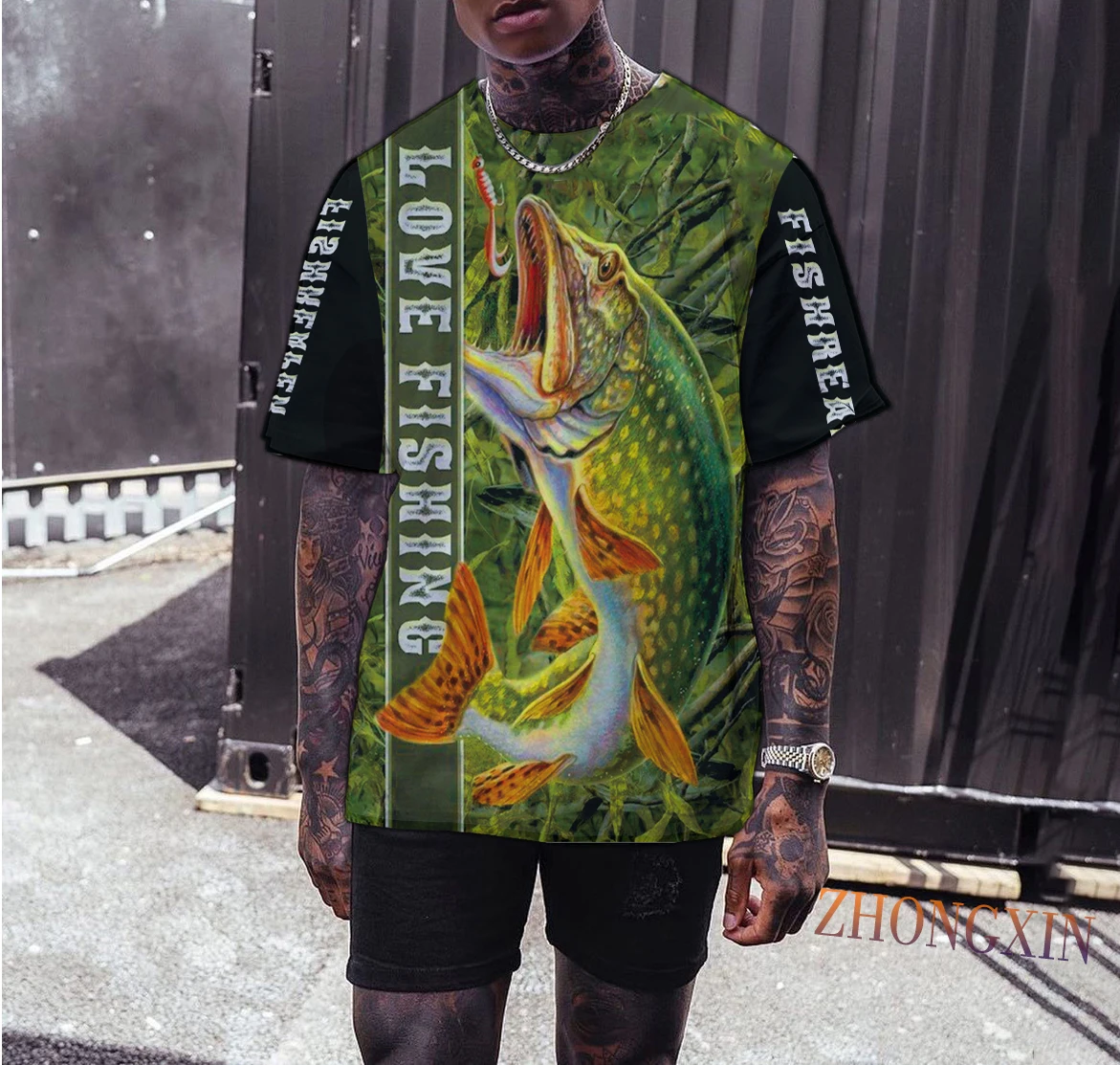 2021 Cute Carp Fishing 3D Printing Men's Harajuku Short Sleeve T-shirt Summer Short Sleeve Fashion Casual T-shirt Size 110 -6xL
2021 Cute Carp Fishing 3D Printing Men's Harajuku Short Sleeve T-shirt Summer Short Sleeve Fashion Casual T-shirt Size 110 -6xL